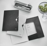 LEITZ Eckspanner WOW DIN A4 schwarz