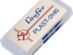 Läufer Radiergummi weiß