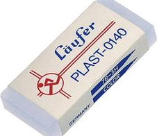 Läufer Radiergummi weiß