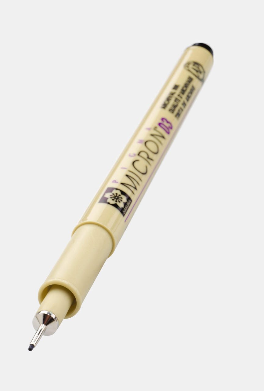 Sakura Pigma Micron Fineliner-Set 0.2 + 0.25 + 0.3 + 0.35 + 0.45 + 0.5 mm Schwarz