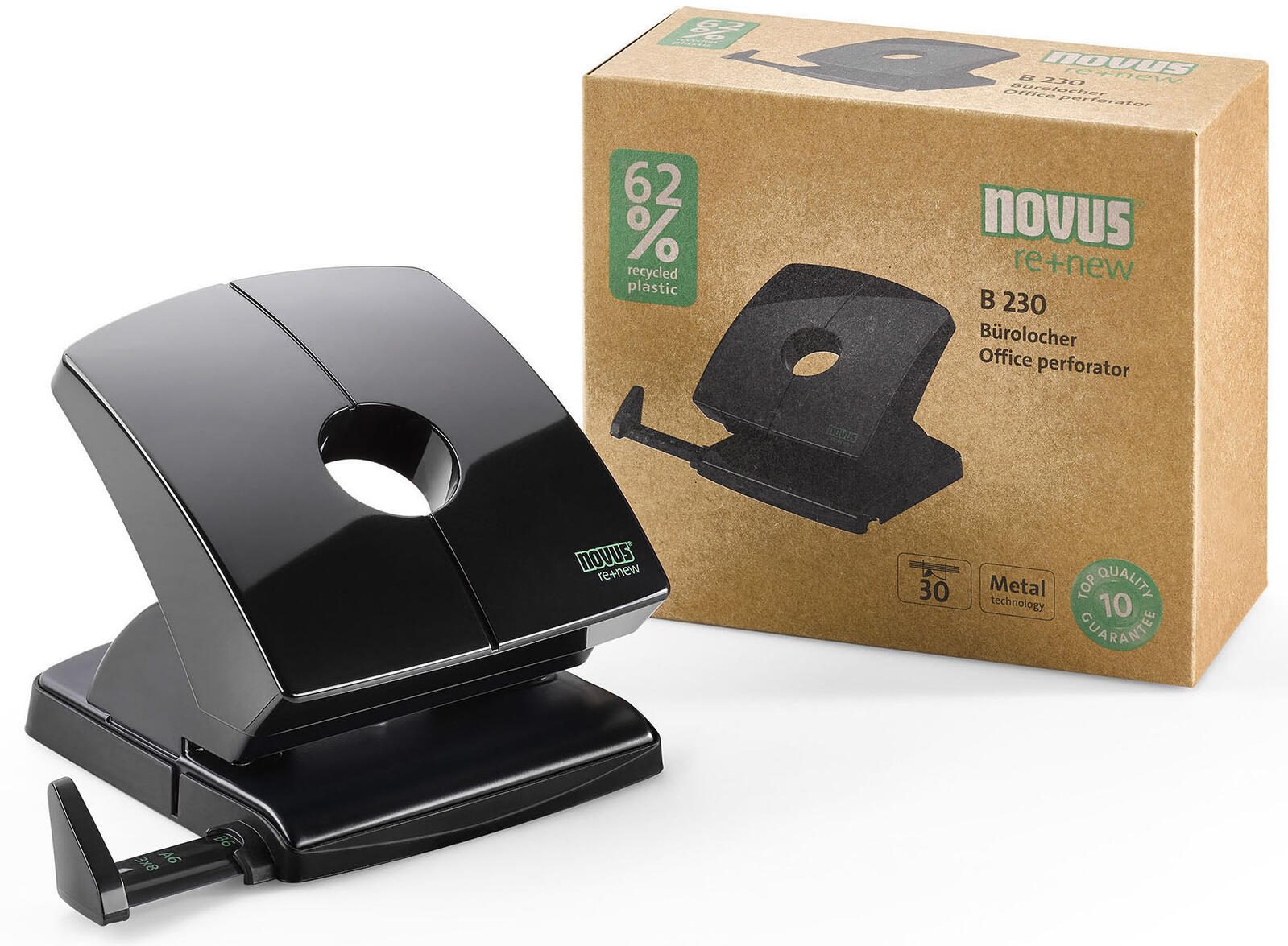 novus Locher B230 schwarz