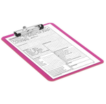 MAUL Klemmbrett MAULneon DIN A4 neonpink