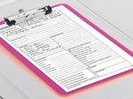 MAUL Klemmbrett DIN A4 neonpink