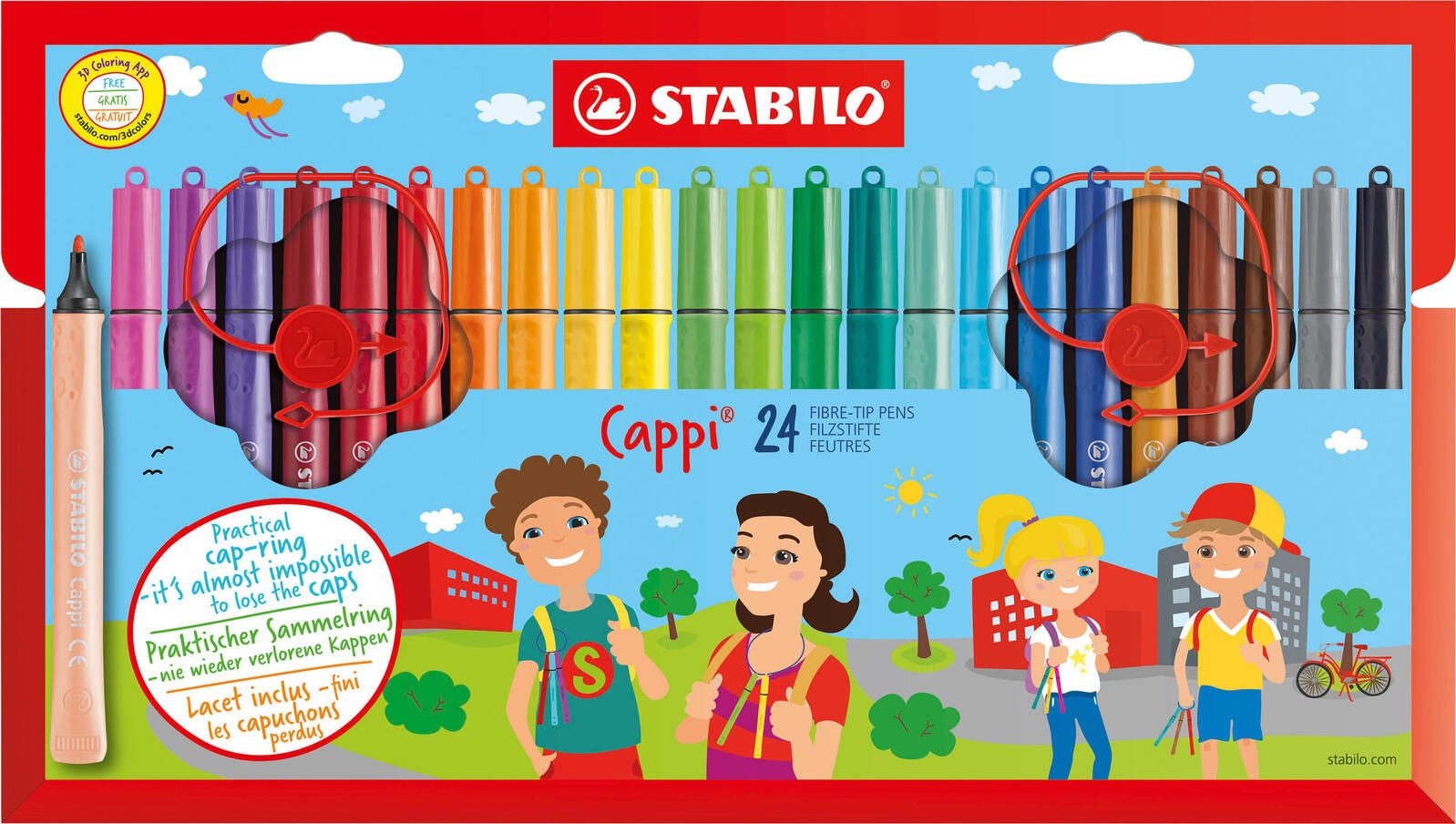 STABILO Filzstifte Mehrfarbig 1.0 mm