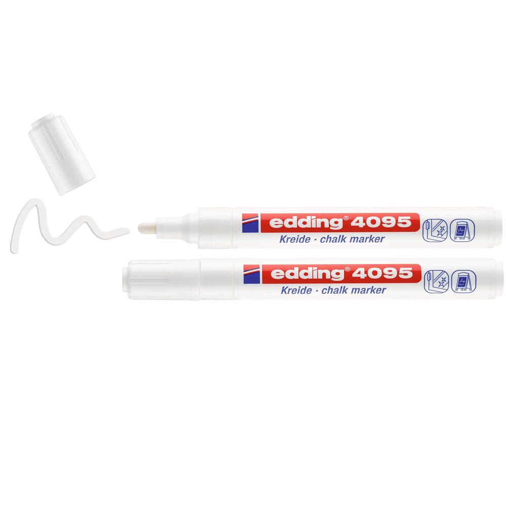 edding 4095 Kreidemarker 2.0 - 3.0 mm Weiß