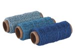 Rayher Kordeln 1 mm x 12 m blau Töne