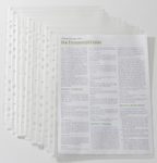 RAPESCO® Prospekthüllen DIN A4 0.06 mm transparent