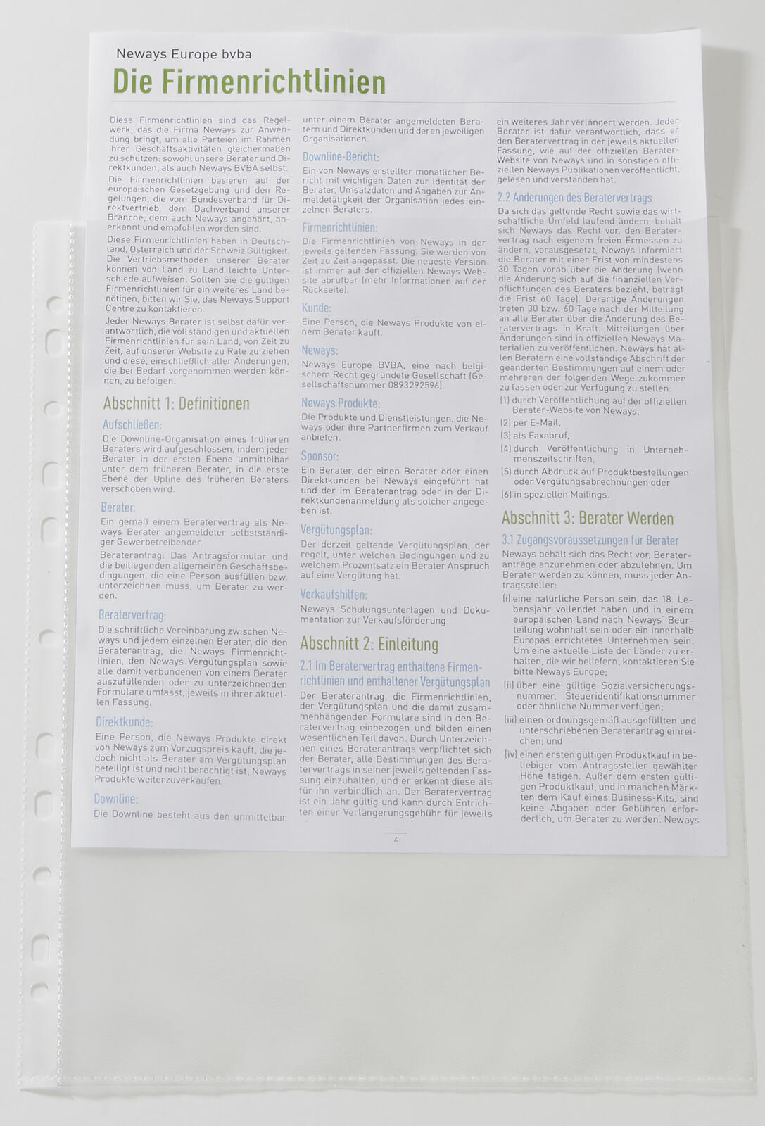 RAPESCO® Prospekthüllen DIN A4 0.06 mm transparent