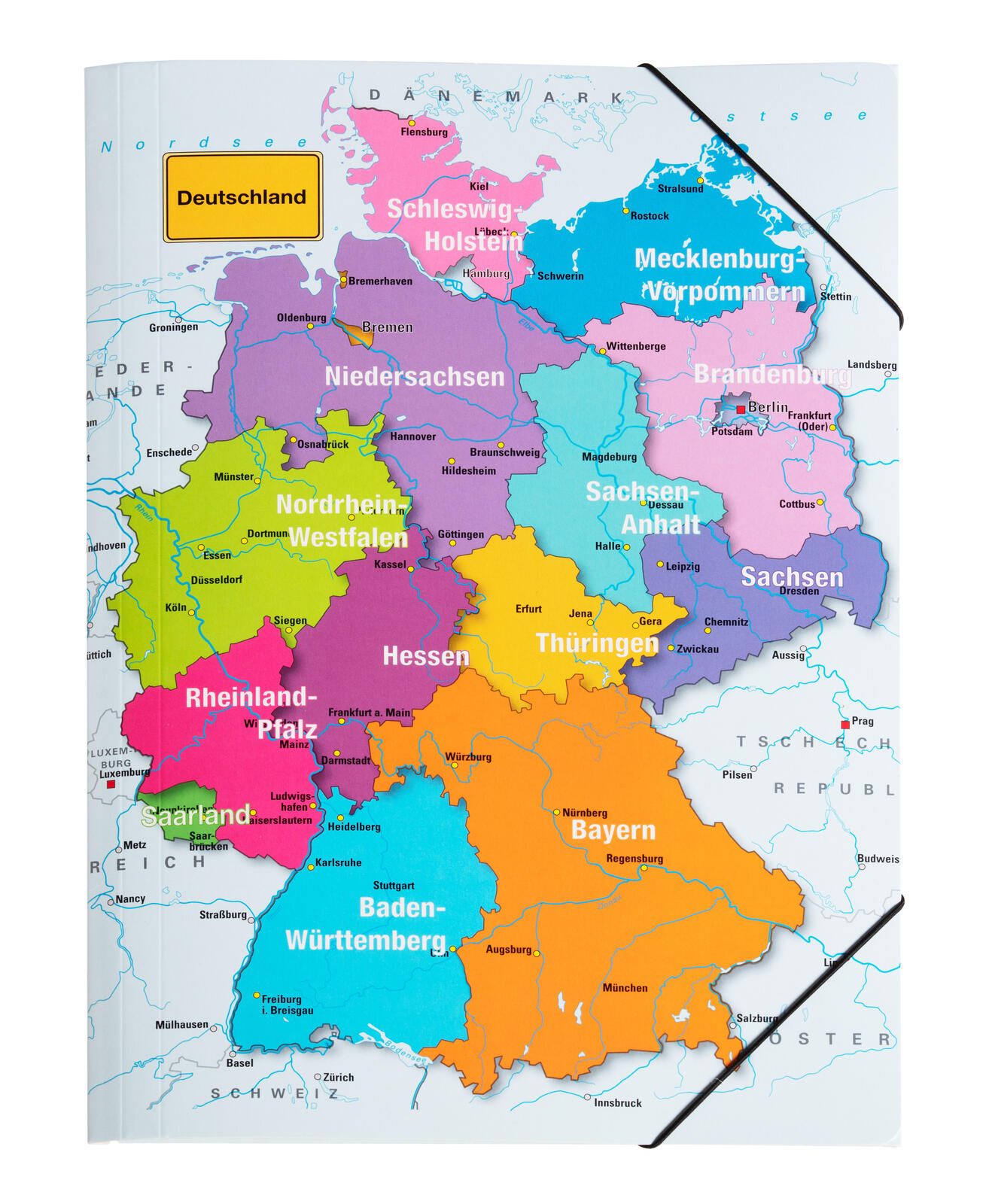 PAGNA Eckspanner A3 Deutschlandkarte