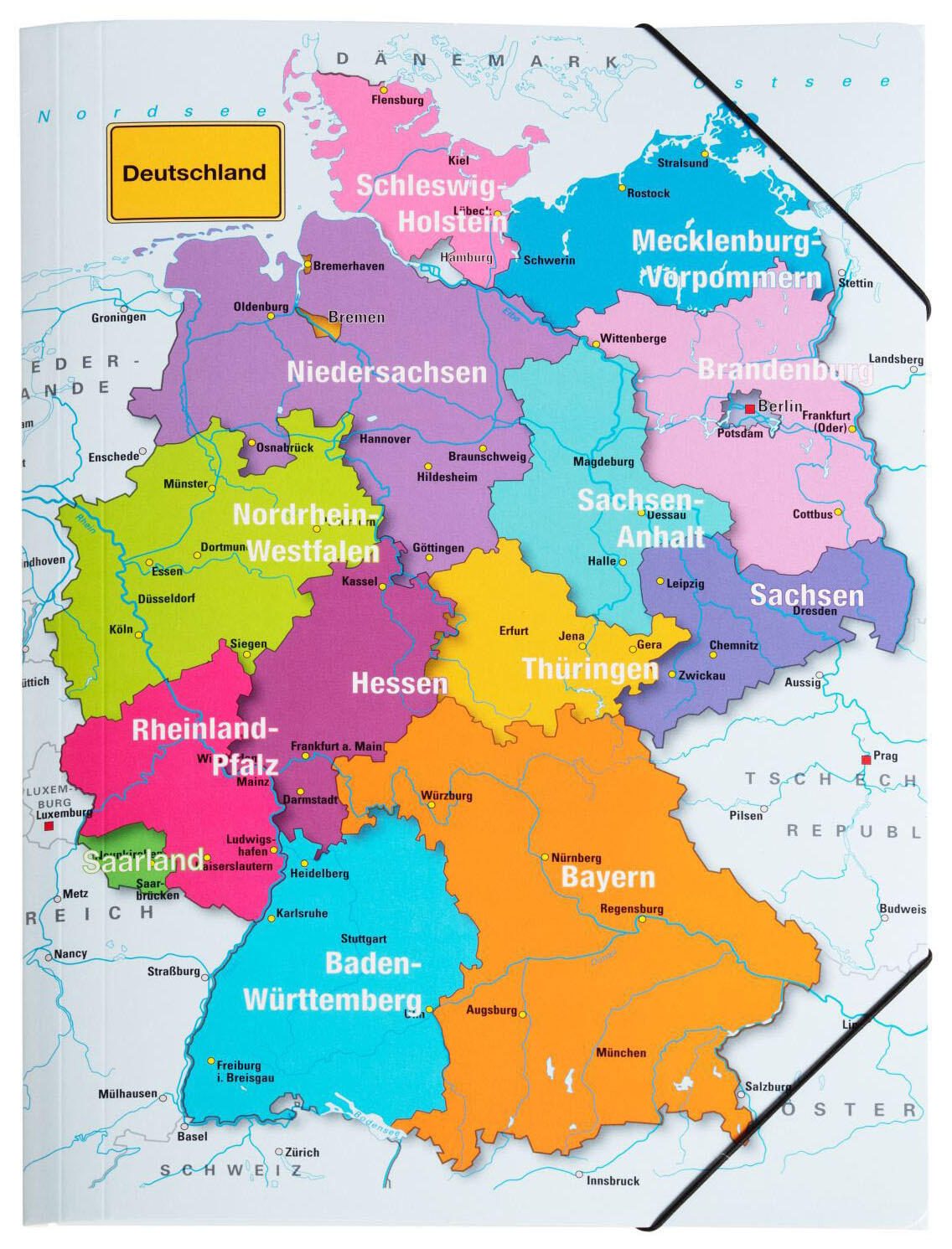 PAGNA Eckspanner A3 Deutschlandkarte