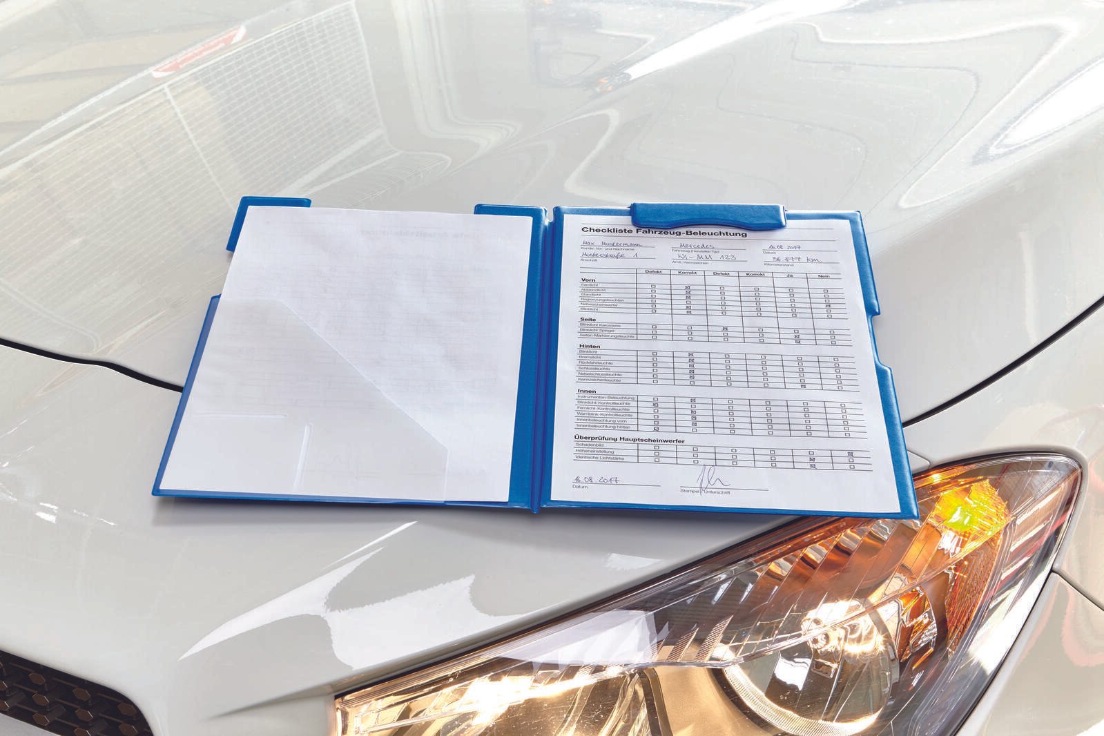 magnetoplan Klemmbrettmappe DIN A4 blau
