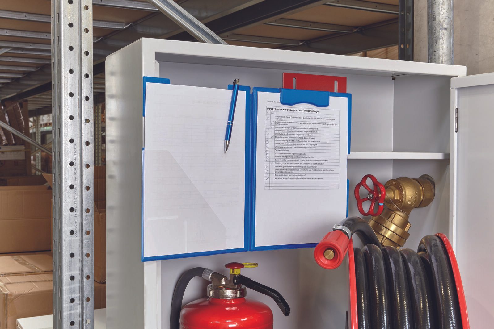 magnetoplan Klemmbrettmappe DIN A4 blau