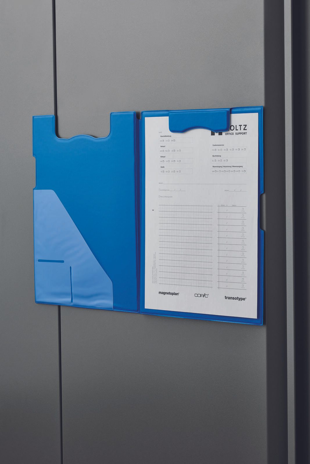 magnetoplan Klemmbrettmappe DIN A4 blau