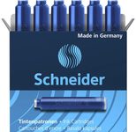 Schneider Tintenpatronen für Füller blau