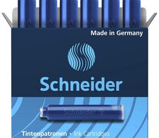 Schneider Tintenpatronen für Füller blau