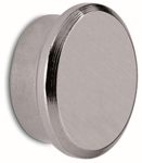MAUL Magnet Ø 2,2 x 0,9 silber