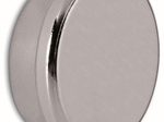 MAUL Magnet Ø 2,5 x 0,9 silber