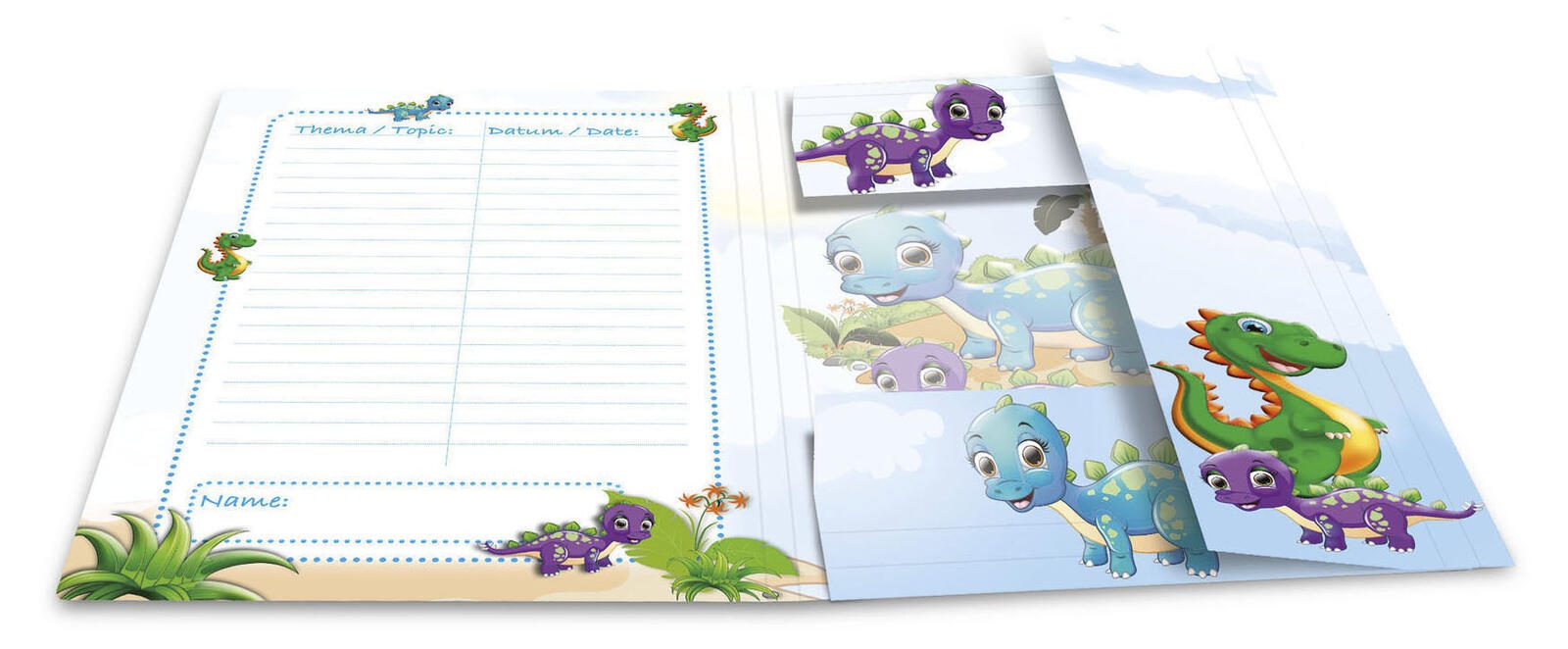 HERMA Zeichenmappe A3 Dinos