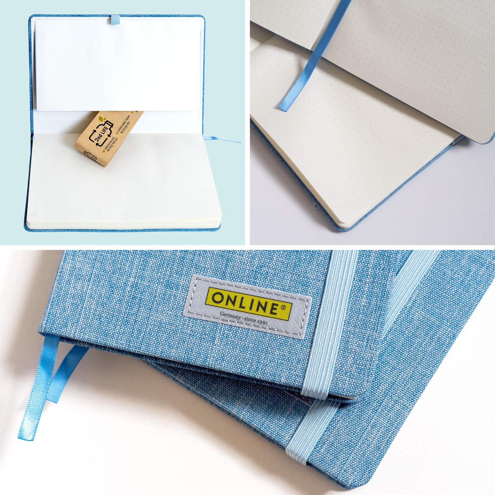 ONLINE® Notizbuch DIN A5 punktraster, 192 Seiten