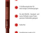 ONLINE® Tintenpatronen für Füller rot