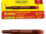 ONLINE® Tintenpatronen für Füller rot