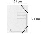 Exacompta Eckspanner DIN A4 weiß