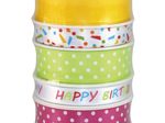 PRÄSENT Geschenkband Geburtstag