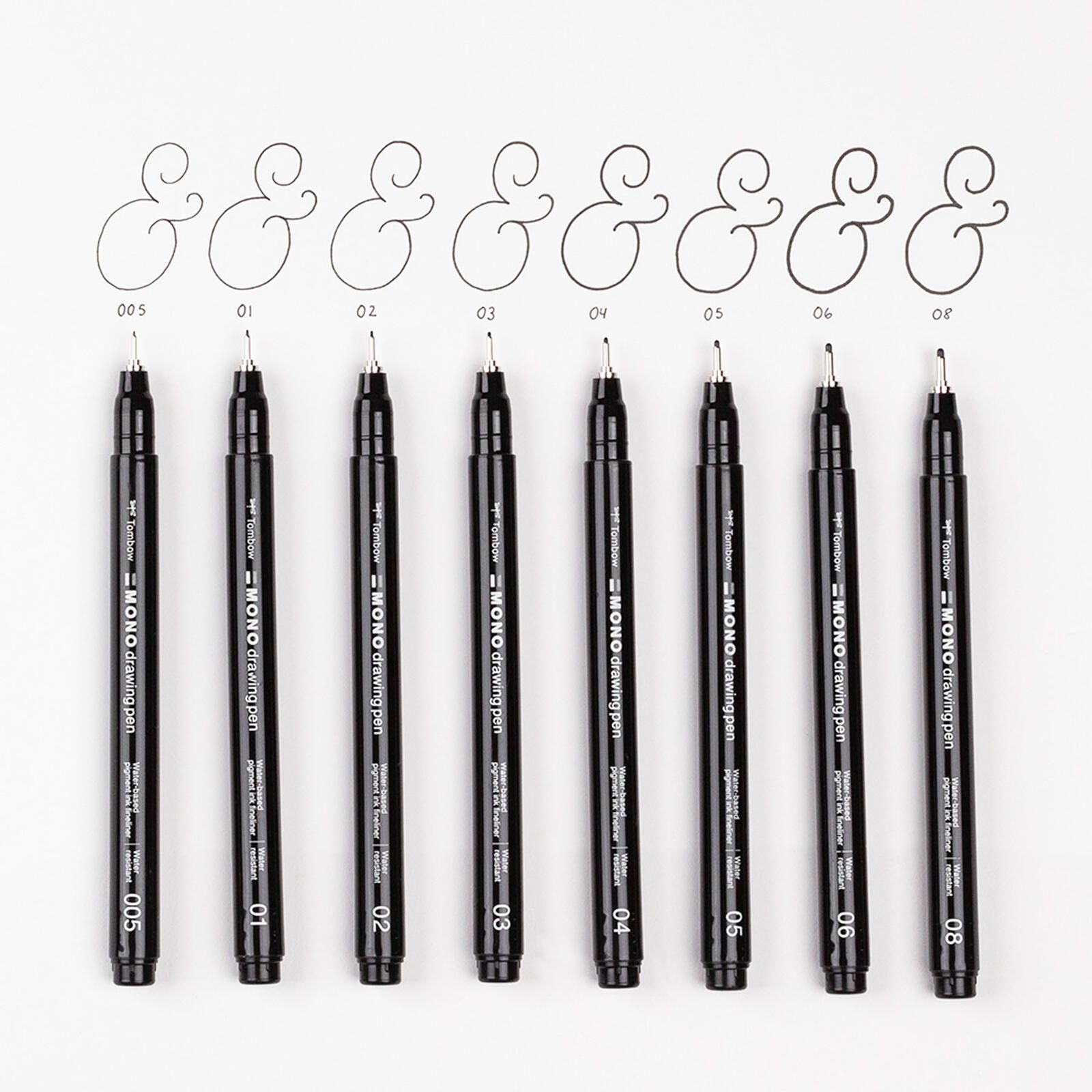 Tombow Mono Drawing Fineliner 0.25 mm Schwarz