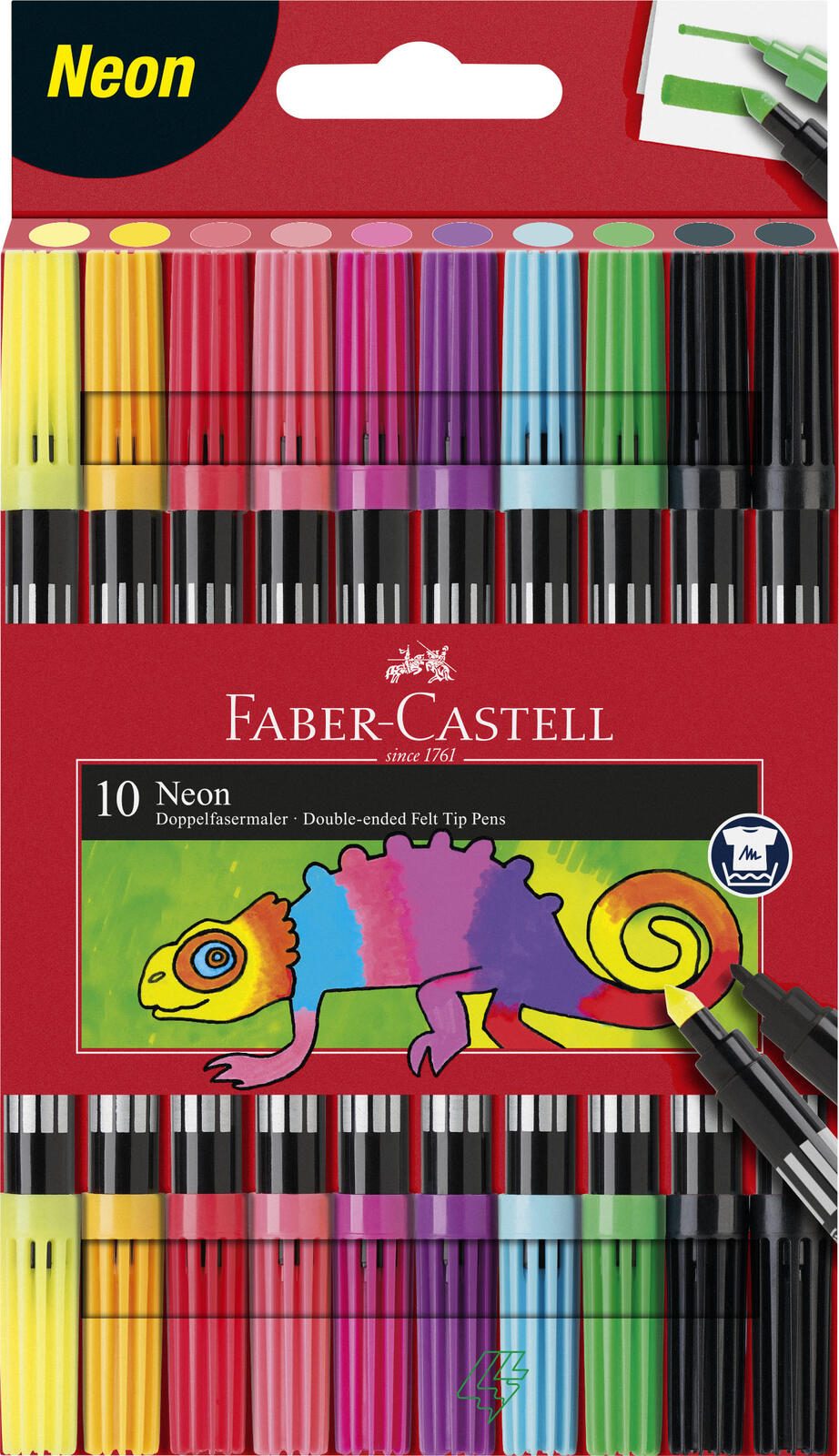 FABER-CASTELL Filzstifte Mehrfarbig 1.0 + 3.0 + 5.0 mm