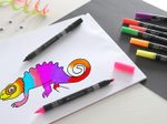 FABER-CASTELL Filzstifte Mehrfarbig 1.0 + 3.0 + 5.0 mm