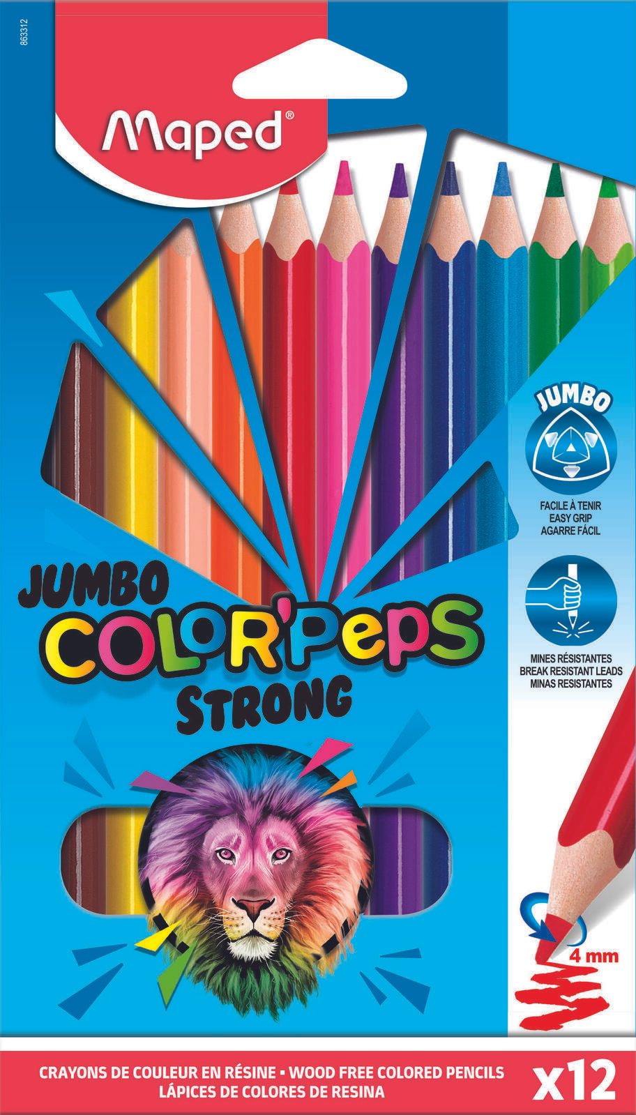 maped Buntstifte Mehrfarbig
