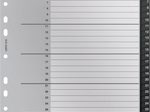 LEITZ Ordnerregister Vollformat, Überbreite 1-31 DIN A4