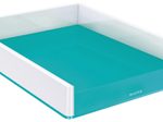 LEITZ Briefablage DIN A4 perlweiß/eisblau