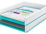 LEITZ Briefablage DIN A4 perlweiß/eisblau
