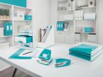 LEITZ Briefablage DIN A4 perlweiß/eisblau