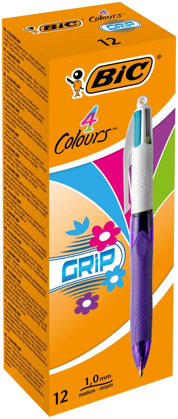 BIC® 4-Farben-Kugelschreiber 0.4 mm Mehrfarbig