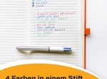BIC® 4-Farben-Kugelschreiber 0.4 mm Mehrfarbig