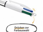 BIC® 4-Farben-Kugelschreiber 0.4 mm Mehrfarbig