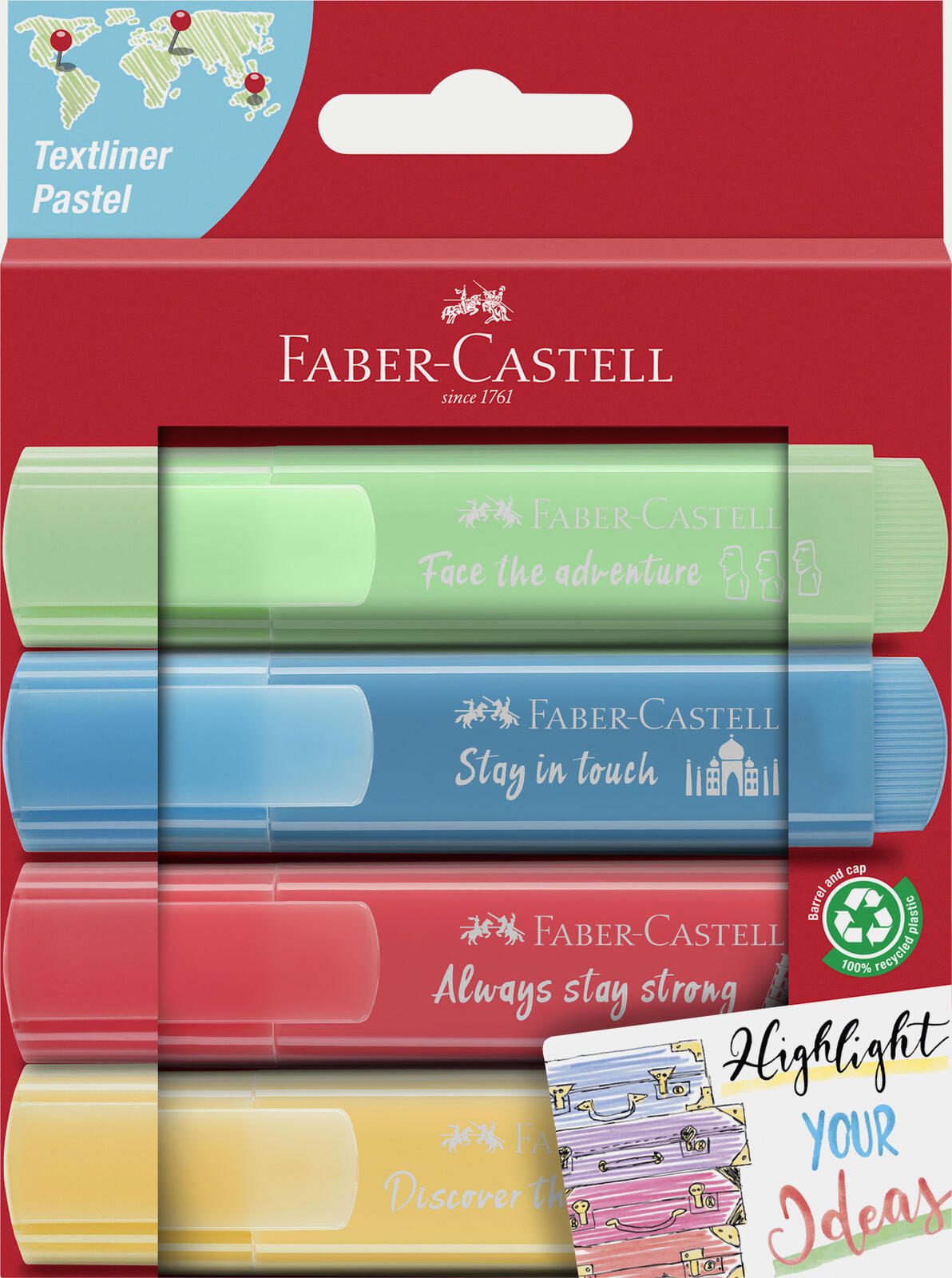 FABER-CASTELL TL 46 Textmarker Mehrfarbig