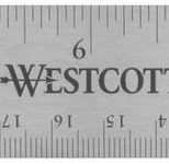WESTCOTT Lineal 30 cm