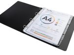 Exacompta Ordnerregister Vollformat, Überbreite 1-12 DIN A4