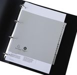 Exacompta Ordnerregister Halbformat A-Z A5