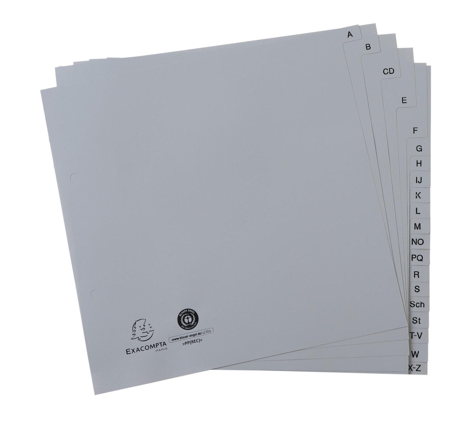 Exacompta Ordnerregister Halbformat A-Z A5