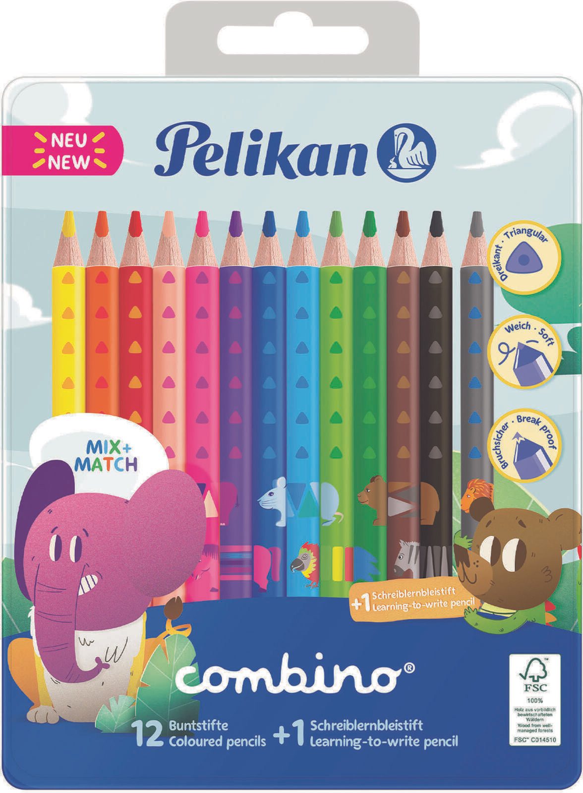 Pelikan Buntstifte Mehrfarbig