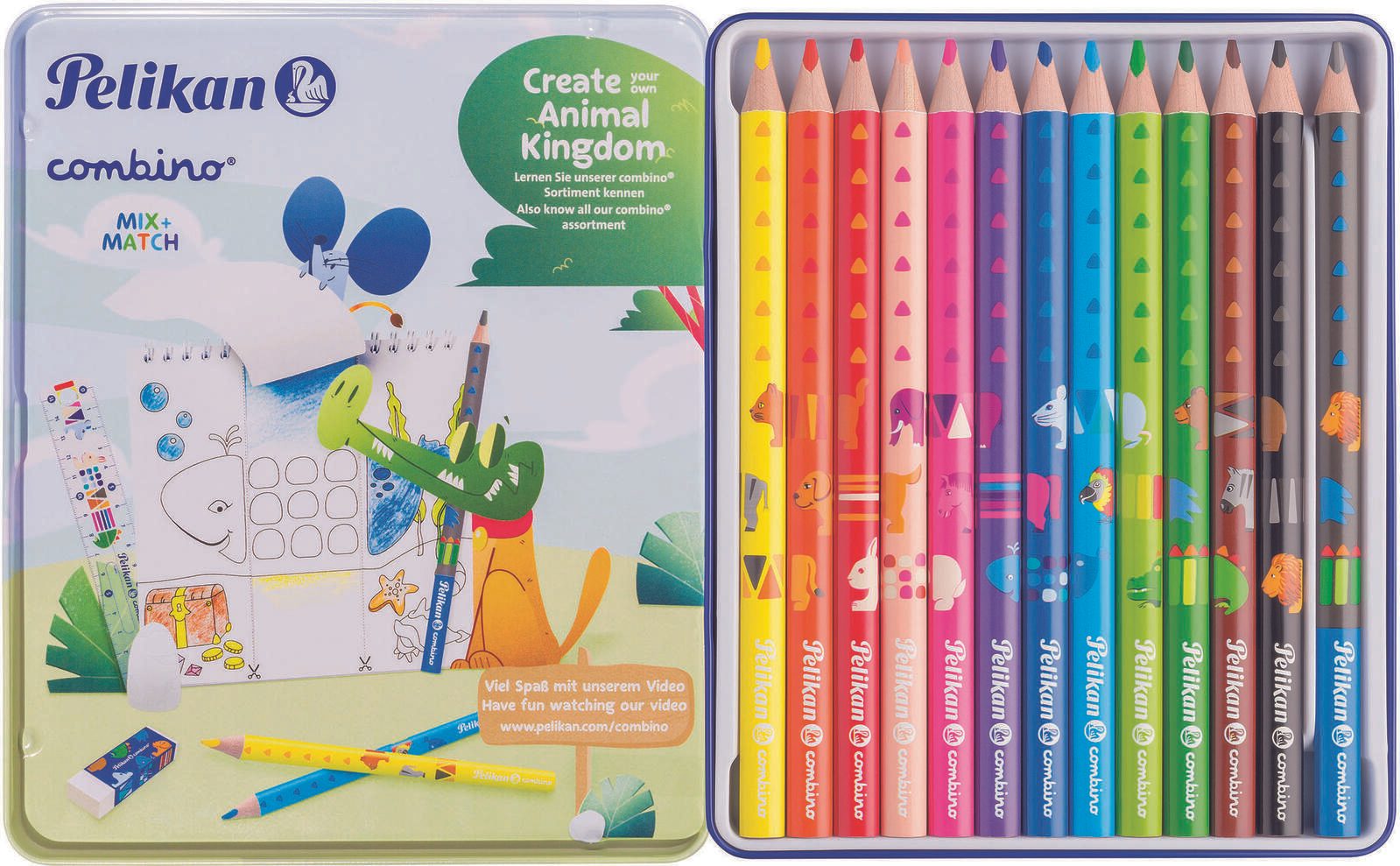 Pelikan Buntstifte Mehrfarbig