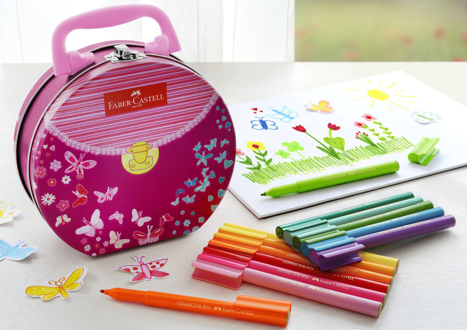 FABER-CASTELL Filzstifte Mehrfarbig 3.0 mm