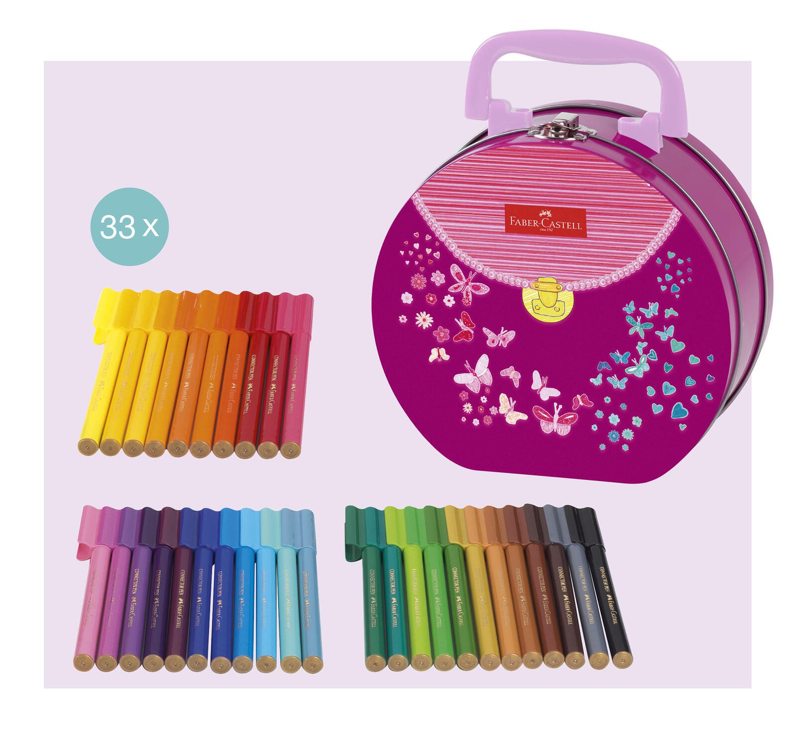 FABER-CASTELL Filzstifte Mehrfarbig 3.0 mm