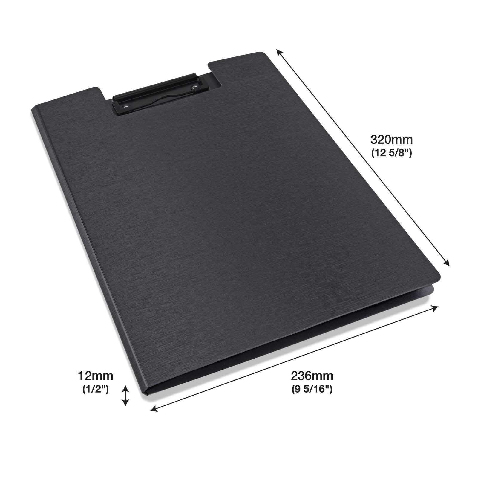 RAPESCO® Klemmbrettmappe DIN A4 schwarz
