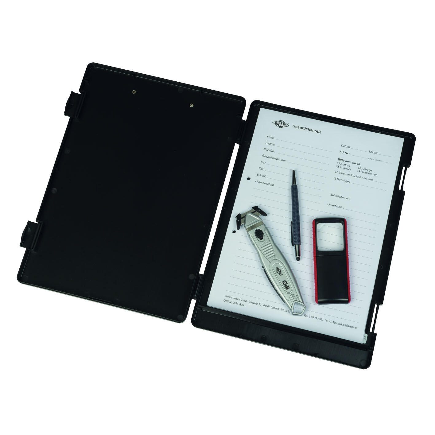 WEDO Klemmbrett DIN A4 schwarz