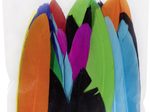 folia Federn mehrfarbig